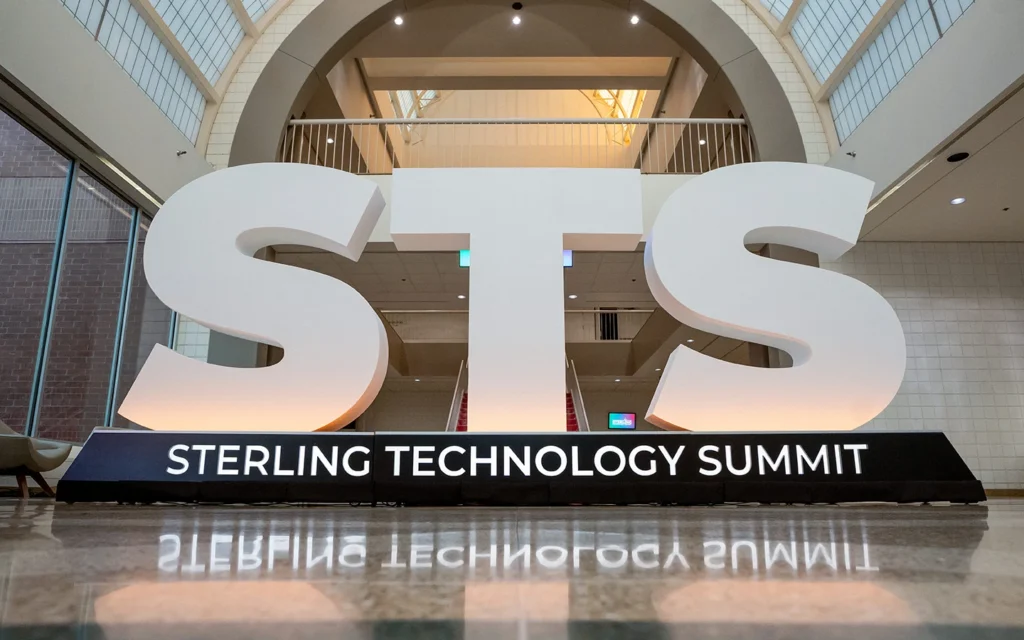 Sterling Technology Summit display